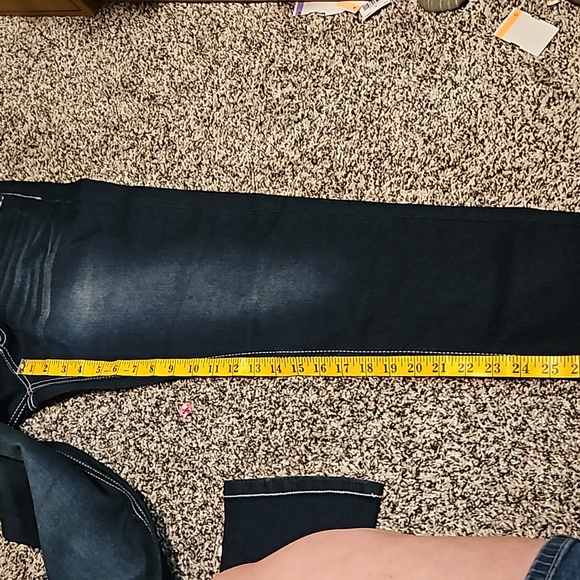 Mudd girl blue jeans. New with tag. Size 18 1/2 adjustable waist. Skinny - Picture 8 of 11